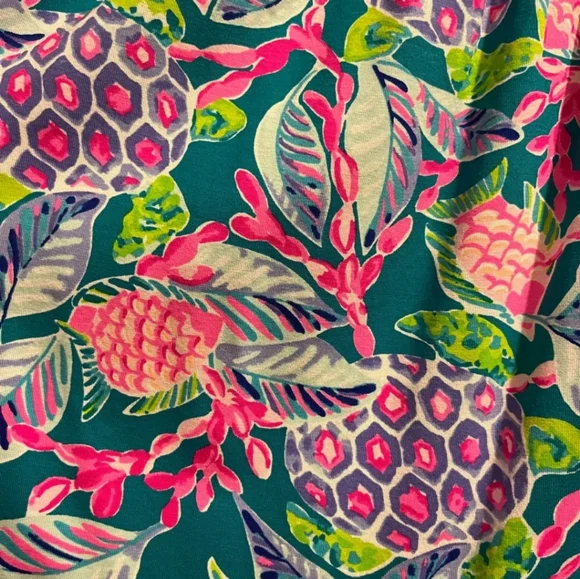 Lilly Pulitzer Smocked Blouse 3/4 Sleeve - Picture 5 of 5